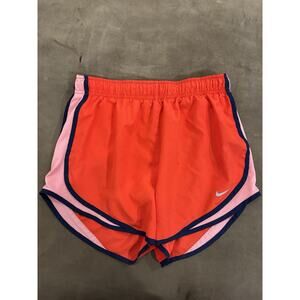 Nike Dri Fit Woman's Shorts Pink/Orange Size Medium
